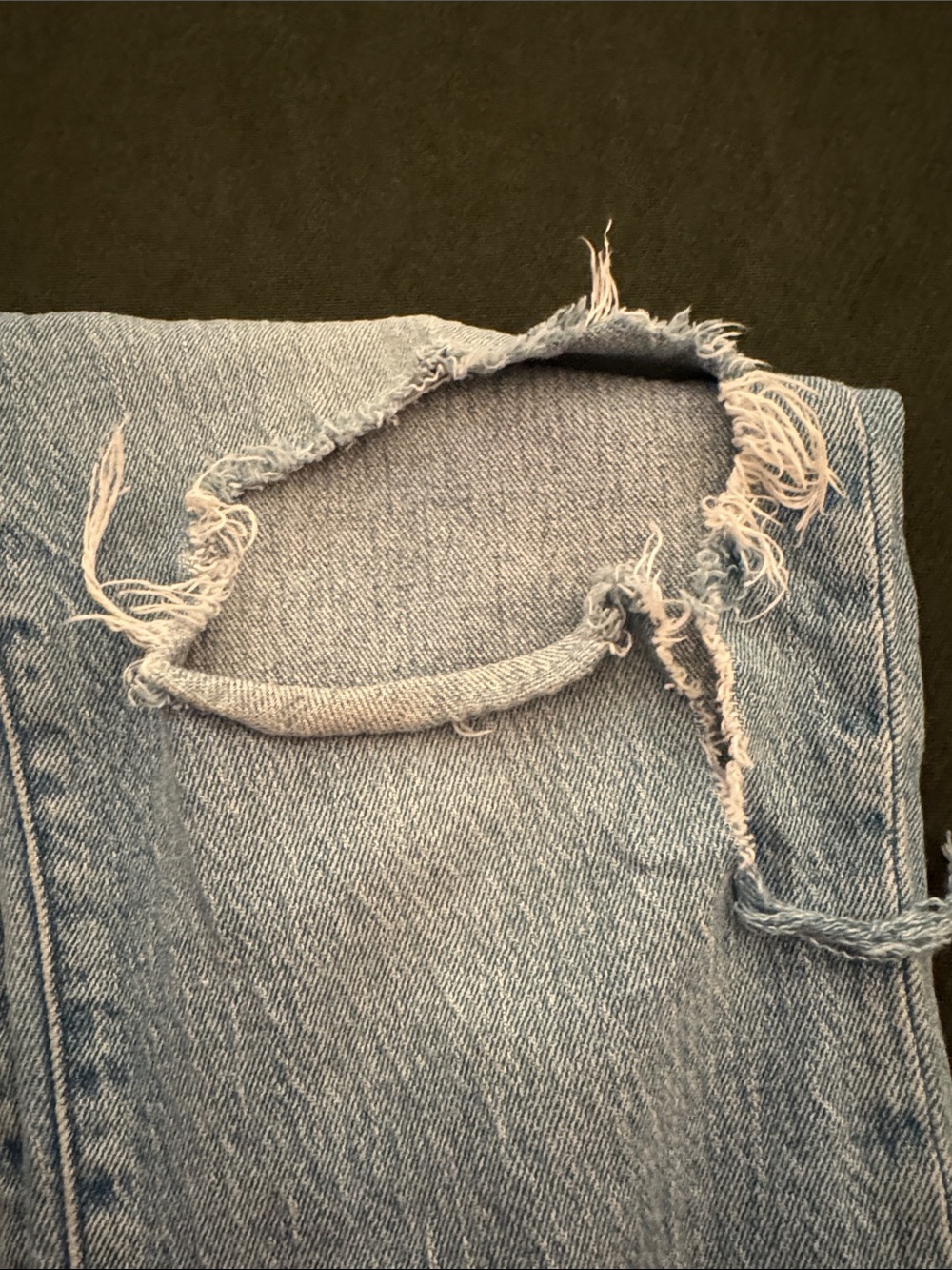Madewell, the perfect vintage jeans ripped size 29 - Picture 6 of 9